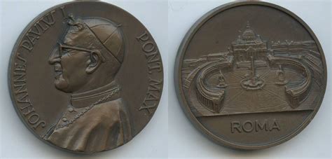 Vatikan Italien Kirchenstaat Bronzemedaille M 7244 Papst Johannes