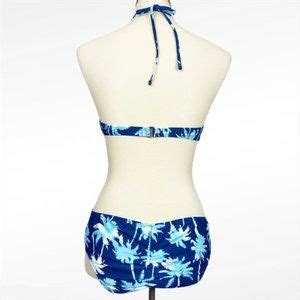 Hot Water Swim Hot Water Palm Tree Piece Bikini Set Nwot Poshmark