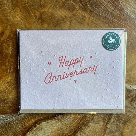 Anniversary Card-Happy Anniversary-Seeded Card | Gifted