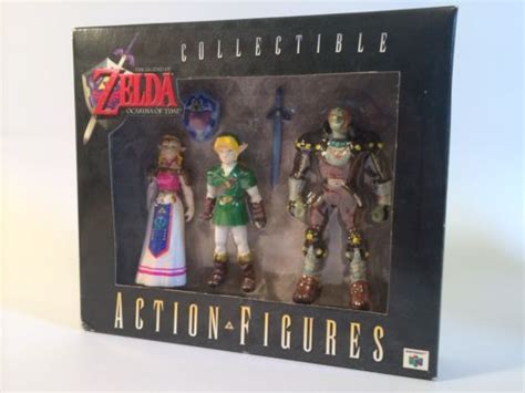 Rare The Legend Of Zelda Ocarina Of Time Action Figures N64 Zelda Link Ganon 511116327