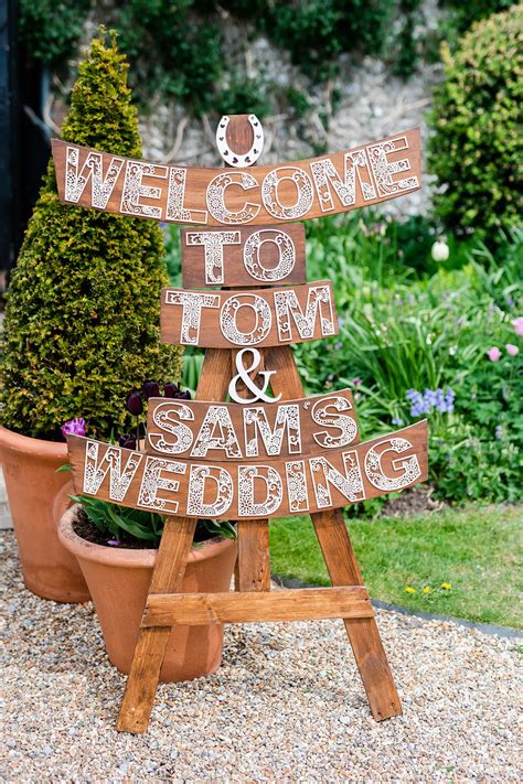 Wedding Sign Ideas Sussex Wedding Venue