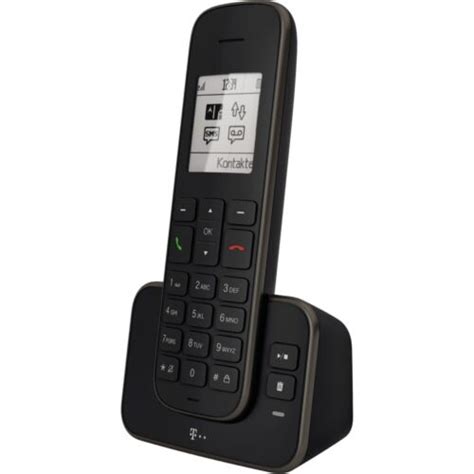 Telekom Sinus A 207 Schnurloses Telefon Analog Freisprechen Schwarz Mit