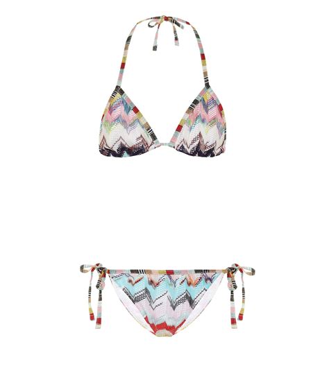 Missoni Zigzag Triangle Bikini Lyst