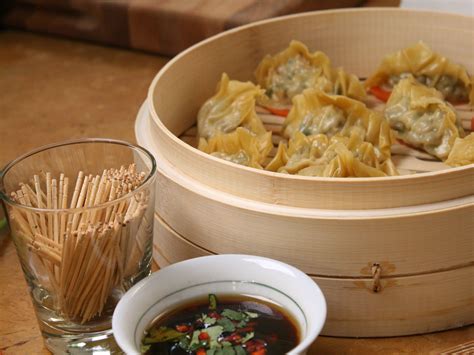 Seafood And Chive Dumplings From CookingChannelTV Recipes