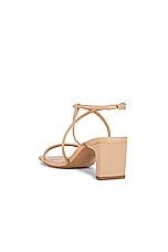 Schutz Aimee Block Sandal In Light Nude Revolve