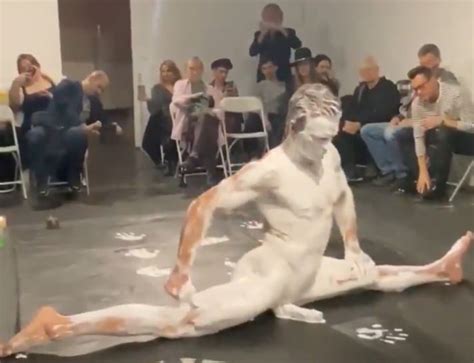 Nude Painted Man Around ThisVid