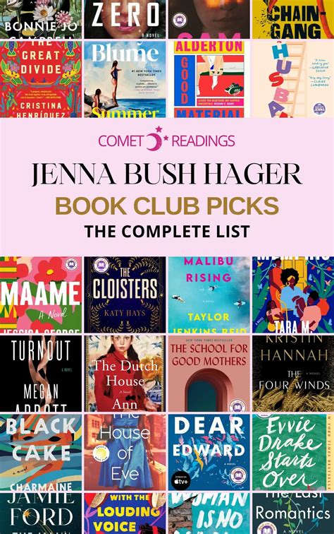 Read With Jenna Book Club List (Updated January 2025) – Comet Readings