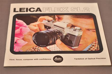 Leitz Leicaflex SL2 Brochure Original Not A Copy C1974 EBay