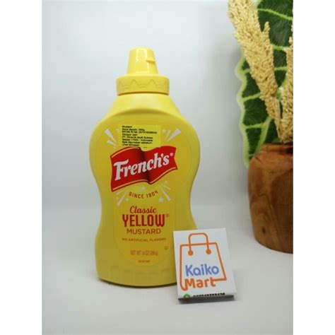 Jual French Classic Yellow Mustard 14 Oz 396gr Shopee Indonesia