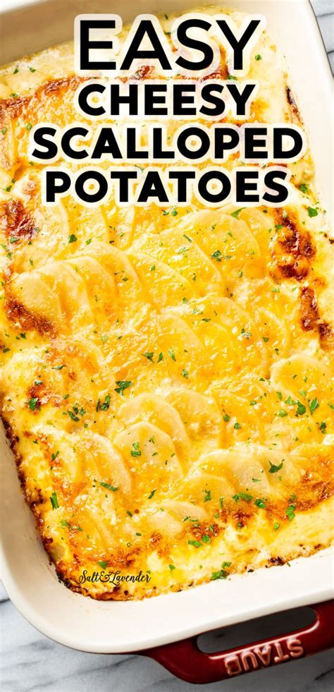 Cheesy Scalloped Potatoes Easy Scalloped Potatoes Recipe Scalloped