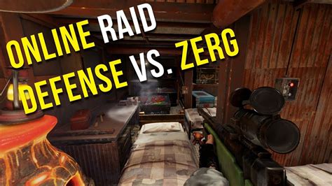 Rust Online Raid Defense Against A Zerg Pvp Raids Youtube