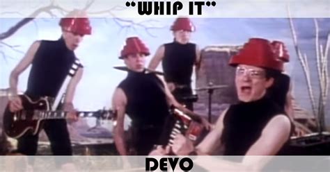 Devo Whip It Meaning