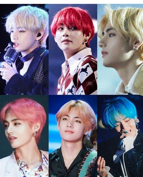 Bts Hair Color Chart