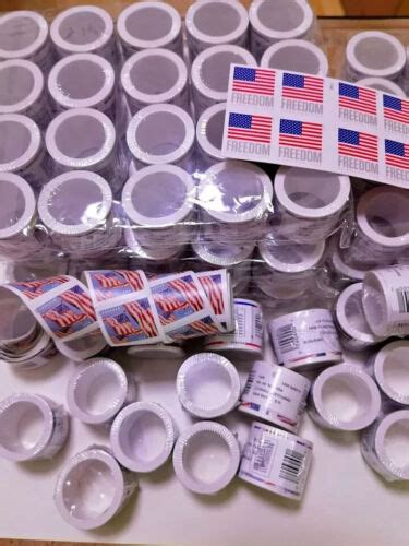 Sealed Coil Usps Forever Stamps U S Flags Per Roll Total