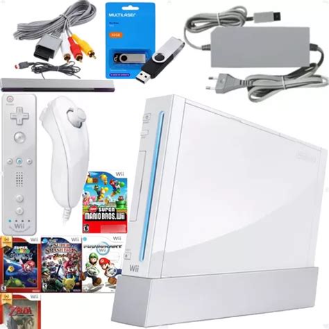 Kit Nintendo Wii Desbloqueado Original Completo Garantia Jogos 1