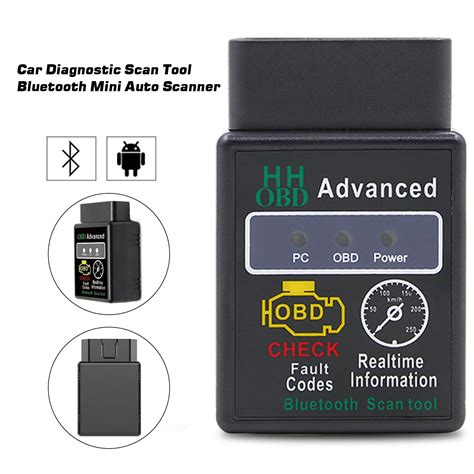 Hh Obd Elm327 Bluetooth Obd2 Obdii Can Bus Check Engine Car Auto