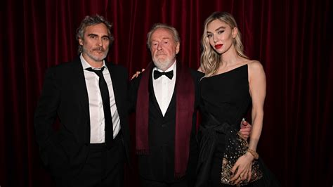 Director Ridley Scott Joaquin Phoenix Vanessa Kirby Tahar Rahim And