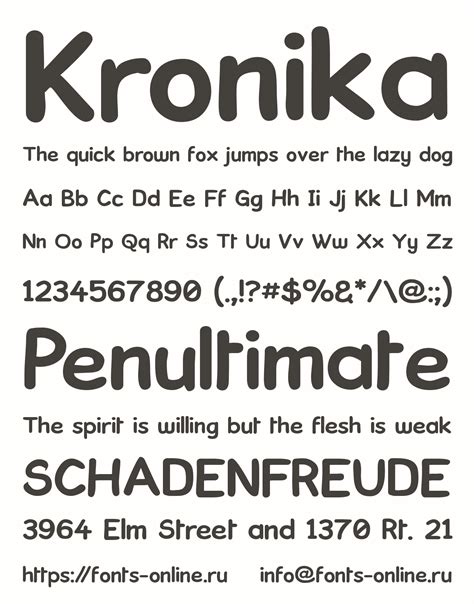 Kronika Font