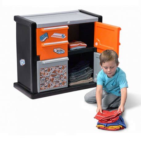 Step2 Szafka na ubrania dla chłopca Hot Wheels Race Car Dresser Oficjalny dystrybutor