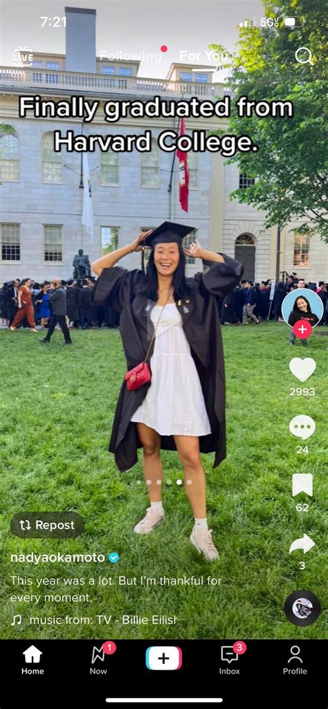 I Just Posted About Nadya Saying She Graduated From Harvard Last Year In A Recent Video Shes