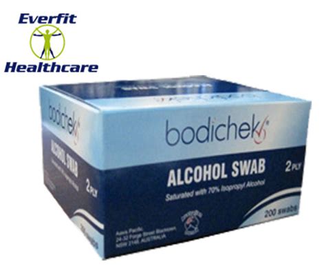 Medi Swabs Alcohol Wipes 200 Everfit Healthcare Australia Largest