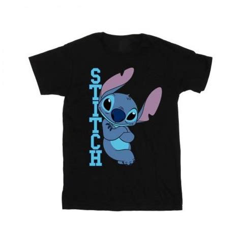 Cheap Disney Womensladies Lilo And Stitch Posing Cotton Boyfriend T