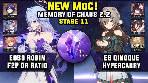 New Memory Of Chaos E S Robin Dr Ratio E Qingque Hypercarry