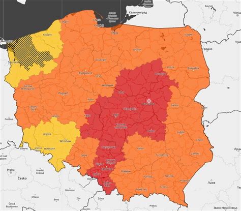 Pogoda IMGW ostrzega przed gwałtownymi burzami i ulewami