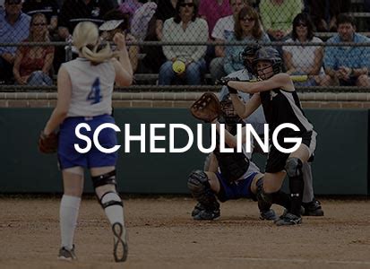 Softball League Sports Scheduling Management Software