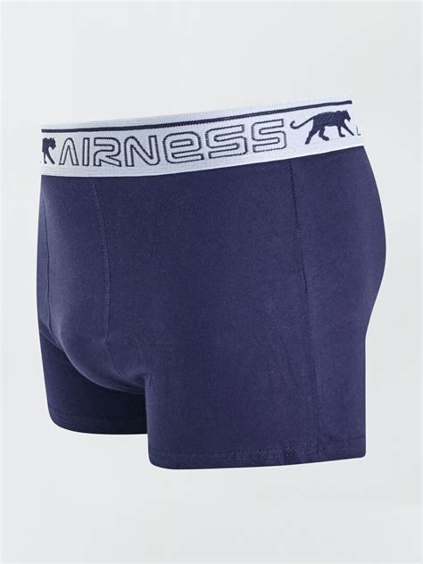 Lot De Boxers Airness Bleu Rouge Gris Kiabi