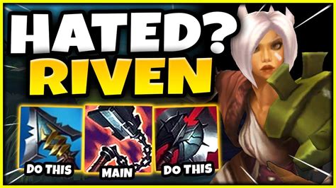 Everybody Is Afraid Of This Riven Matchup Why S12 Riven Top Gameplay Season 12 Riven