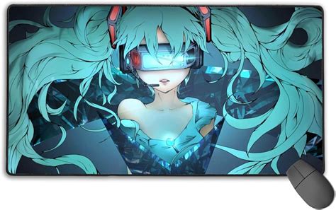 Jp： 【最新版】初音ミクhatsune Miku 07 大型 ゲーミングマウスパッド キーボードパッド デスクマット