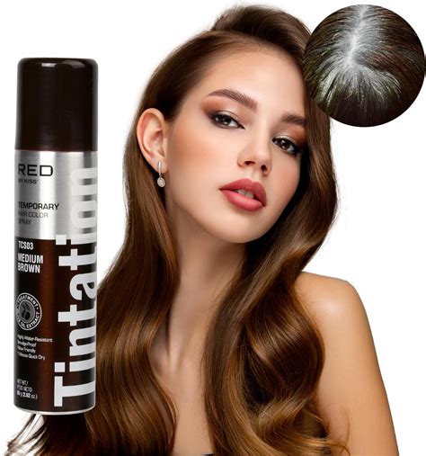 Red By Kiss Tintation Temporary Hair Color Spray Instant