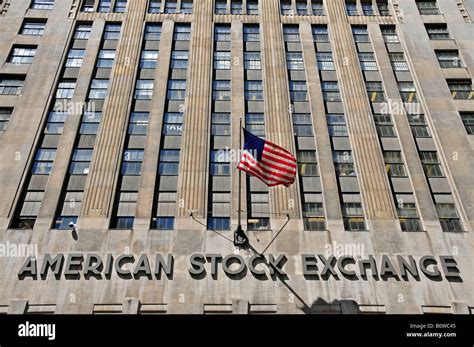 American Stock Exchange, AMEX, Trinity Place, Manhattan, New York City ...