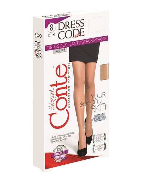 Conte Dress Code 8 DEN Transparent Strumpfhose mit zweiter Haut Effekt