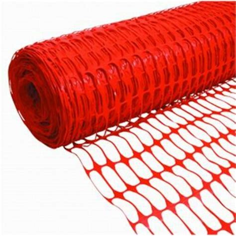 Orange Barrier Mesh 1mx50m Long Pickup Warning Commercial Uv Hi Vis Safety Fencing Mesh