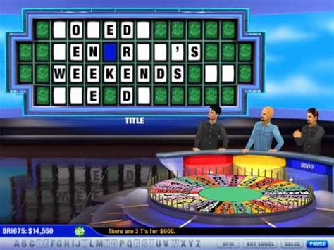 Wheel Of Fortune Part Youtube