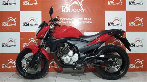 Honda CB 300R 2012 Vermelha KM Motos Sua Loja De Motos Semi Novas