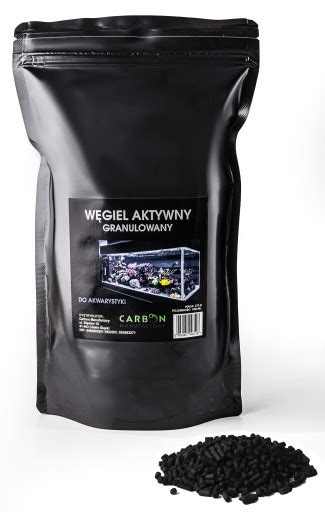 Węgiel aktywny GRANULOWANY Wkład Filtr Akwarium 1000ml 15051660715