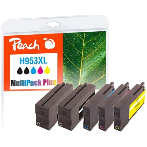 Peach Spar Pack Plus Tintenpatronen Kompatibel Zu HP No 953XL Kaufen