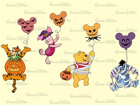 Winnie The Pooh And Friends Halloween PNG Pooh Halloween Pumpkin PNG