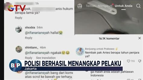 Pelaku Pengancaman Anies Baswedan Ditangkap Bip 14 01 Youtube