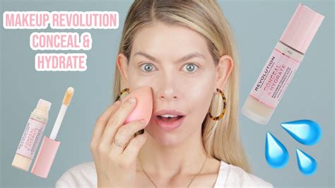 New Makeup Revolution Conceal And Hydrate Foundation Concealer Wear