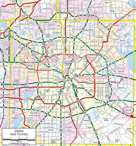 Large Dallas Maps For Free Download And Print | High-Resolution And ...