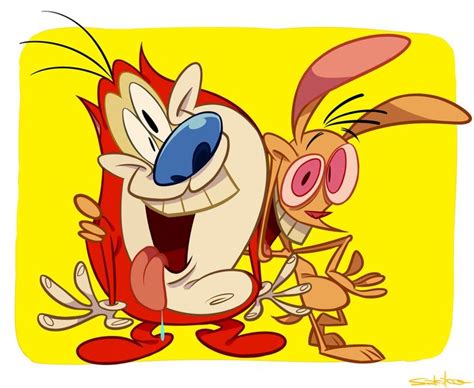 Ren And Stimpy Character Art 90s Cartoon Characters Favorite