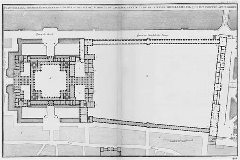 A Plan Of The Louvres Cour Carr E And The Making Of The Architecture