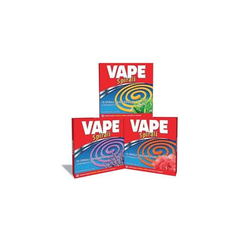 Vape Insetticida Spirali Profumate Anti Zanzare Insetti 10 Pz Varie