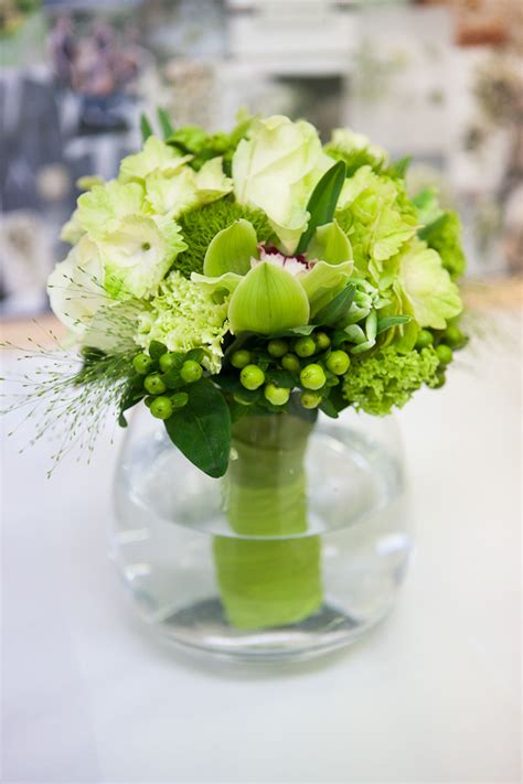 The Flower Magician: Fabulous Green Wedding Bouquet