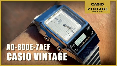 Unboxing The New Casio Vintage AQ 800E 7AEF YouTube