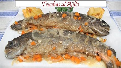 Truchas Al Ajillo Receta De Cocina En Familia Youtube